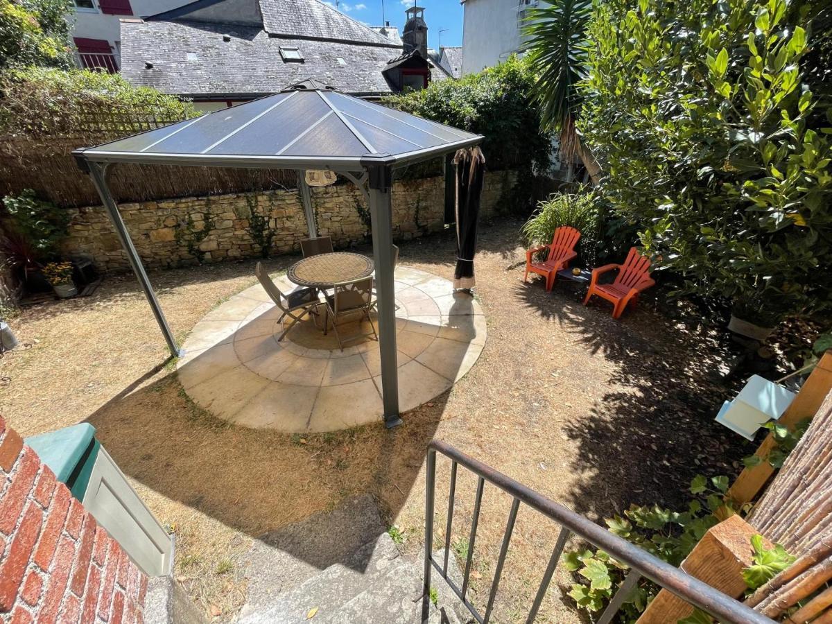 Le Patio, Coeur De Ville Avec Garage Et Jardin Vannes Exteriér fotografie